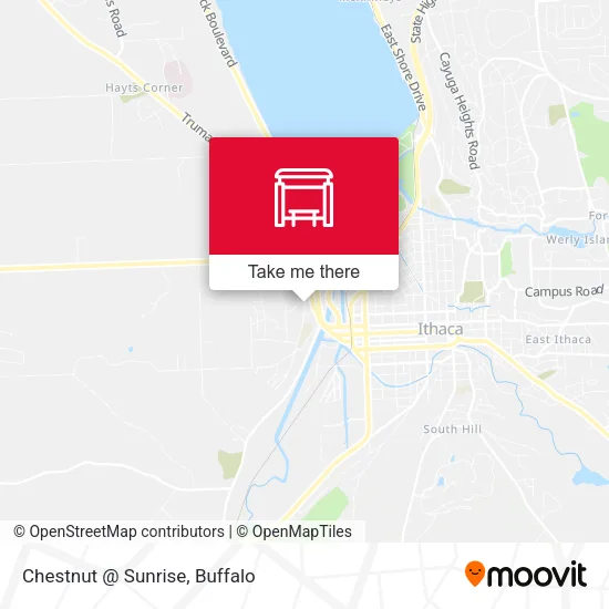 Chestnut @ Sunrise map