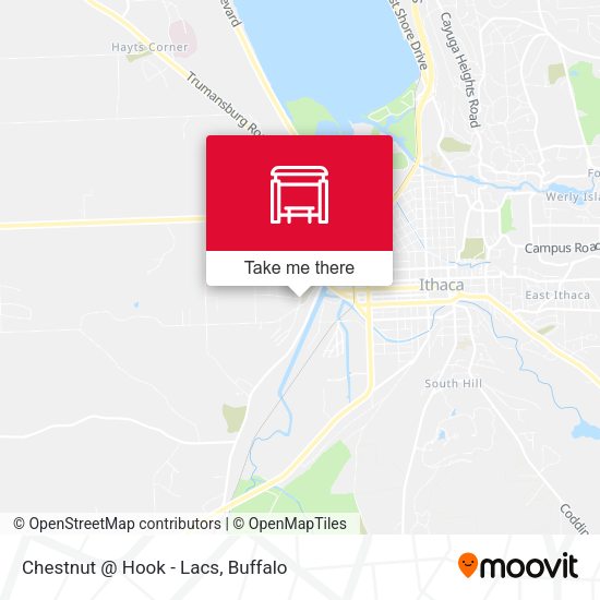 Chestnut @ Hook - Lacs map