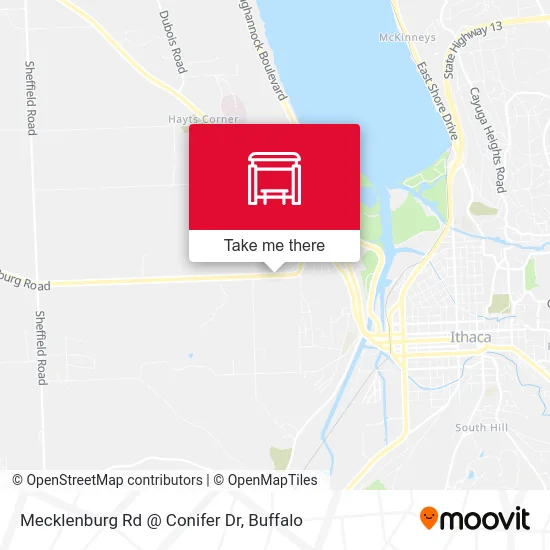 Mecklenburg Rd @ Conifer Dr map