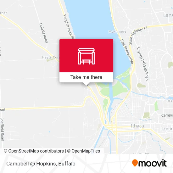 Campbell @ Hopkins map