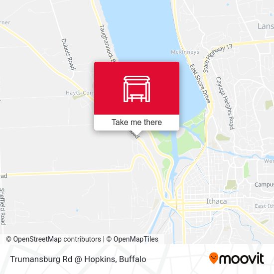 Trumansburg Rd @ Hopkins map