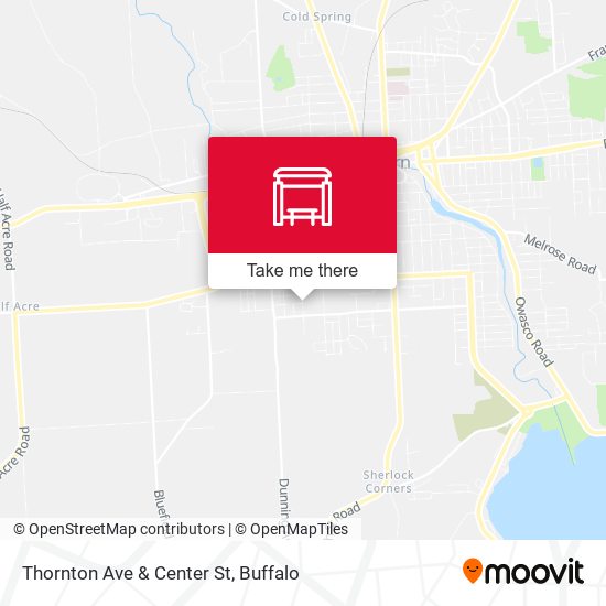 Mapa de Thornton Ave & Center St