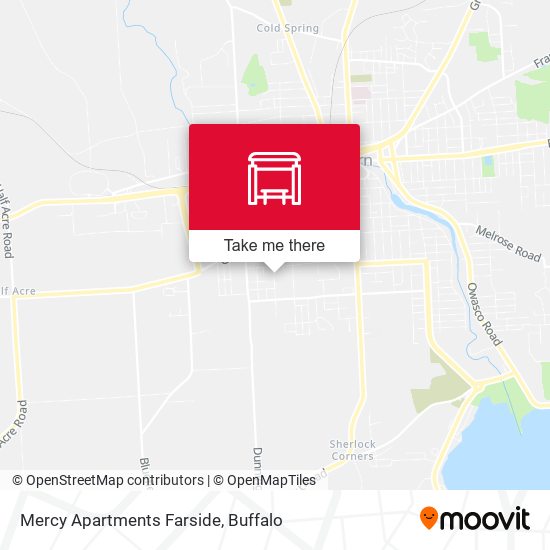 Mapa de Mercy Apartments Farside