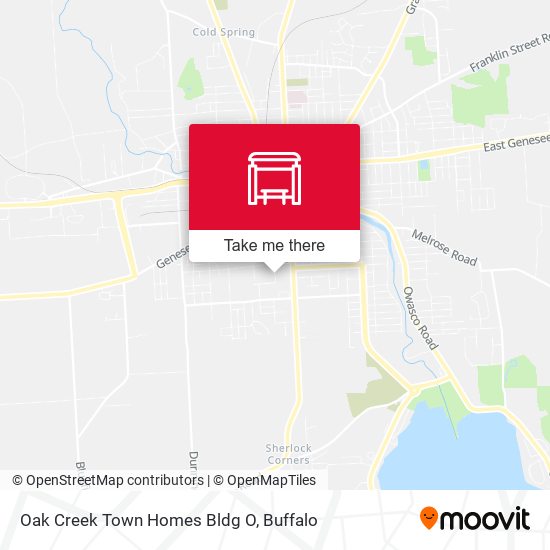 Oak Creek Town Homes Bldg O map