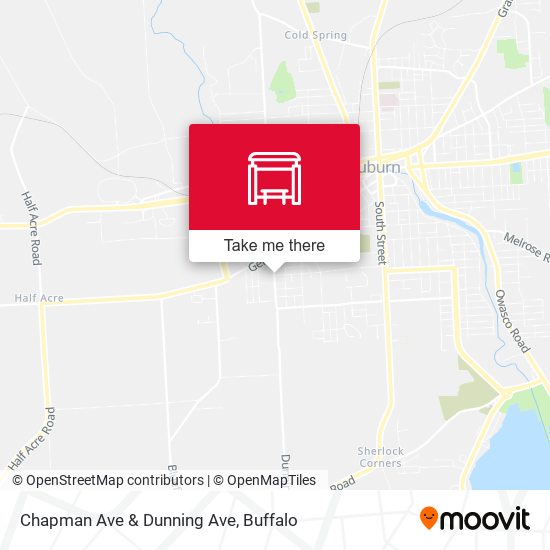 Mapa de Chapman Ave & Dunning Ave
