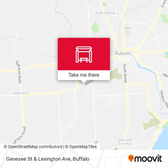 Genesee St & Lexington Ave map