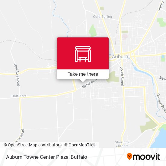 Mapa de Auburn Towne Center Plaza