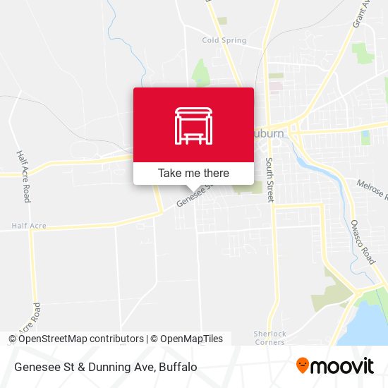Mapa de Genesee St & Dunning Ave