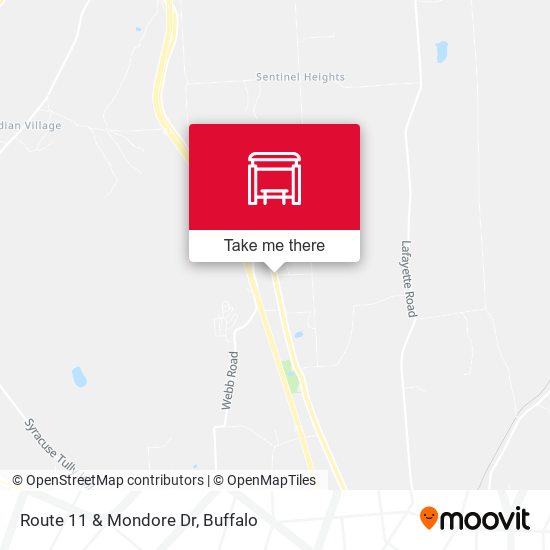 Route 11 & Mondore Dr map