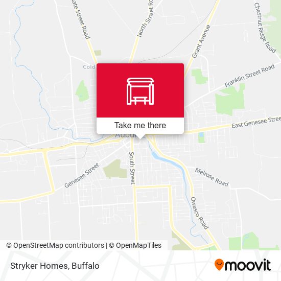 Mapa de Stryker Homes