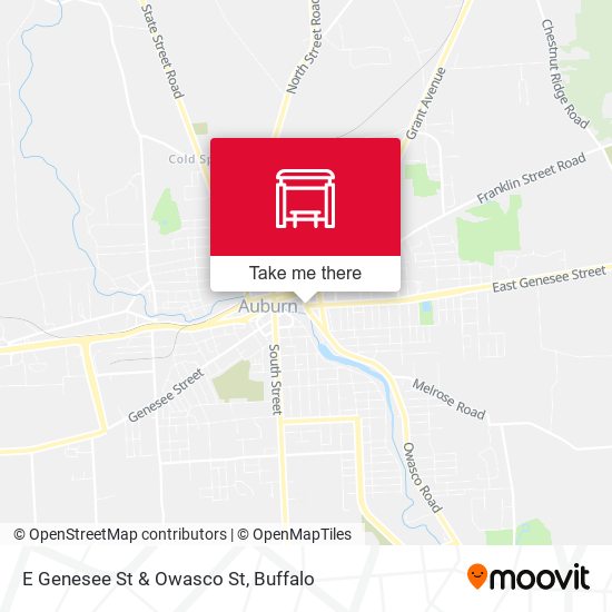 E Genesee St & Owasco St map