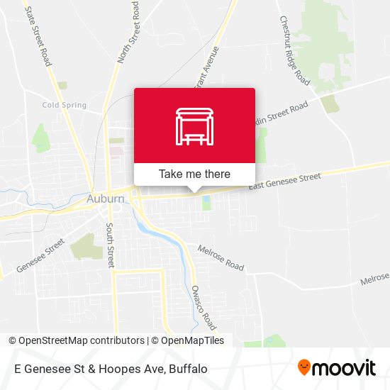 Mapa de E Genesee St & Hoopes Ave