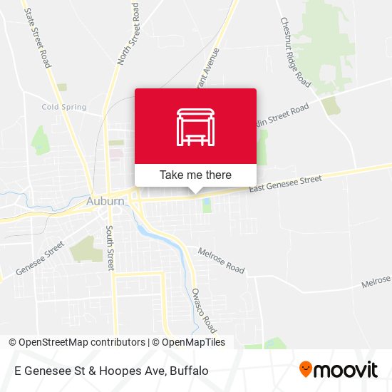 E Genesee St & Hoopes Ave map