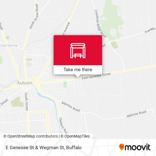 E Genesee St & Wegman St map