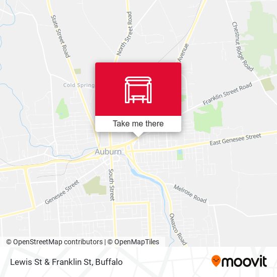 Lewis St & Franklin St map