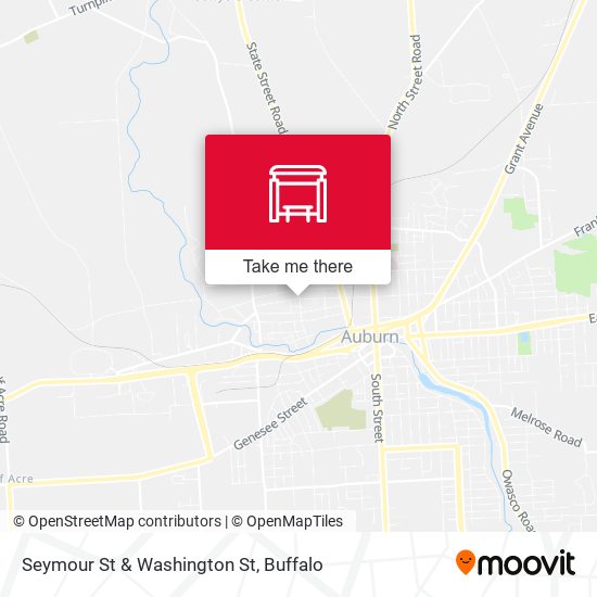 Seymour St & Washington St map