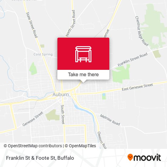 Franklin St & Foote St map