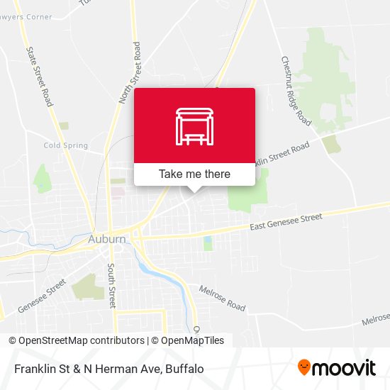 Franklin St &  N Herman Ave map