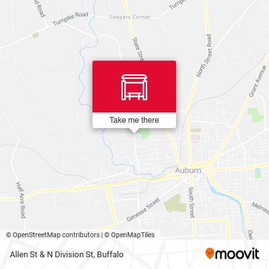 Mapa de Allen St & N Division St