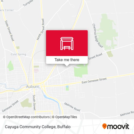 Mapa de Cayuga Community College