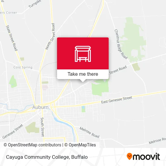 Cayuga Community College map