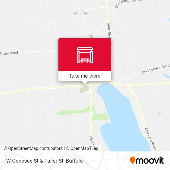 W Genesee St & Fuller St map