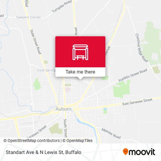 Mapa de Standart Ave & N Lewis St