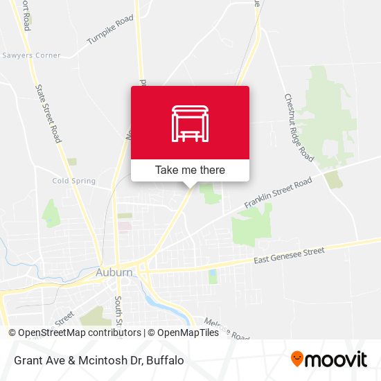 Mapa de Grant Ave & Mcintosh Dr