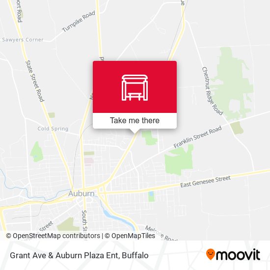 Grant Ave & Auburn Plaza Ent map