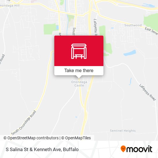 S Salina St & Kenneth Ave map