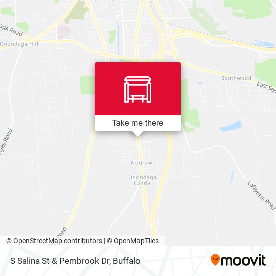 S Salina St & Pembrook Dr map
