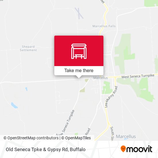 Old Seneca Tpke & Gypsy Rd map