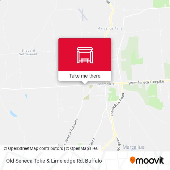 Old Seneca Tpke & Limeledge Rd map