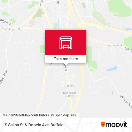 S Salina St & Dorwin Ave map