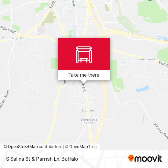 S Salina St & Parrish Ln map