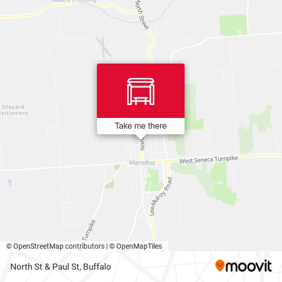 Mapa de North St & Paul St