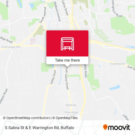 S Salina St & E Warrington Rd map