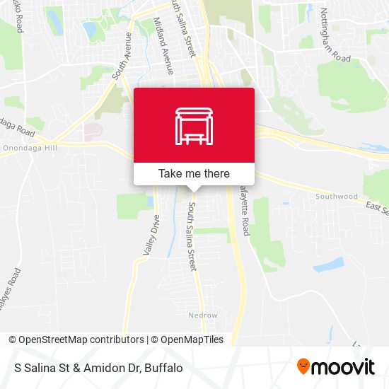S Salina St & Amidon Dr map