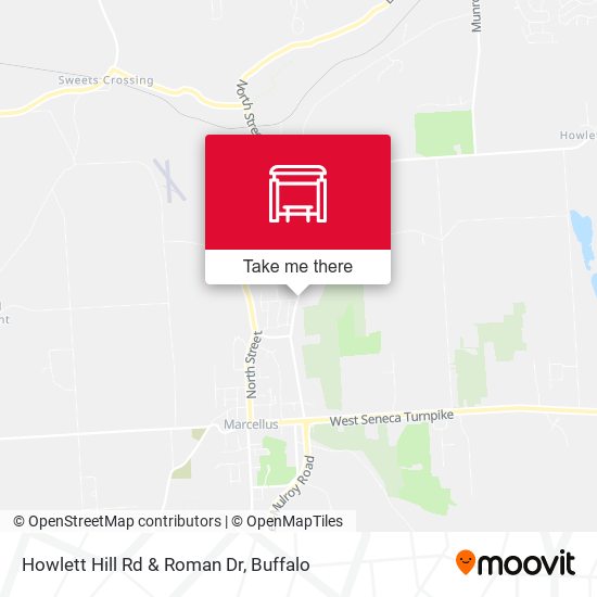 Mapa de Howlett Hill Rd & Roman Dr