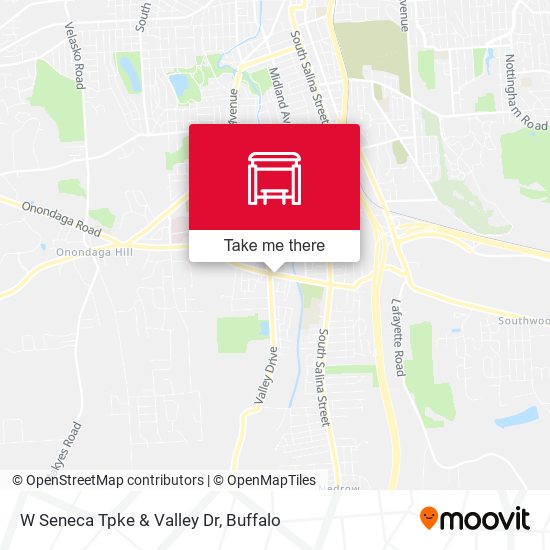 W Seneca Tpke & Valley Dr map