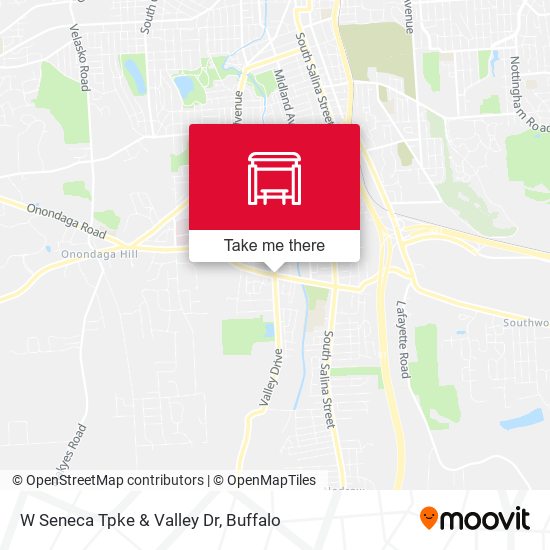 W Seneca Tpke & Valley Dr map