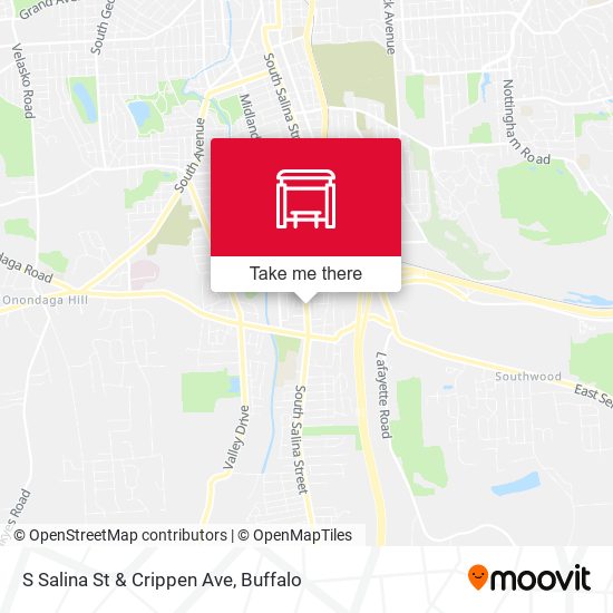 S Salina St & Crippen Ave map