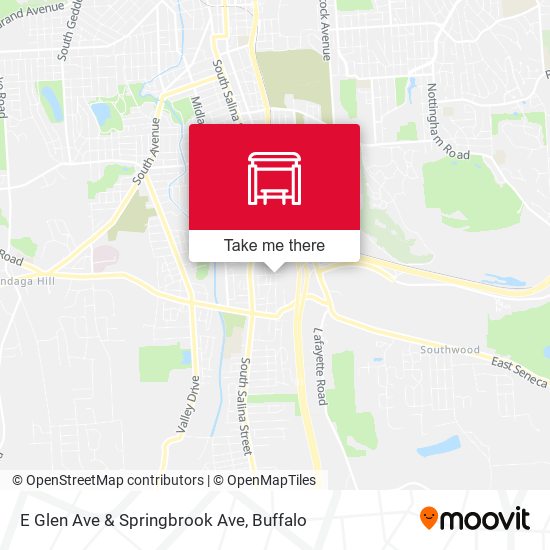 Mapa de E Glen Ave & Springbrook Ave