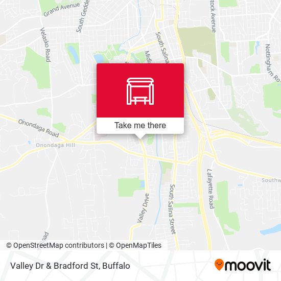 Valley Dr & Bradford St map