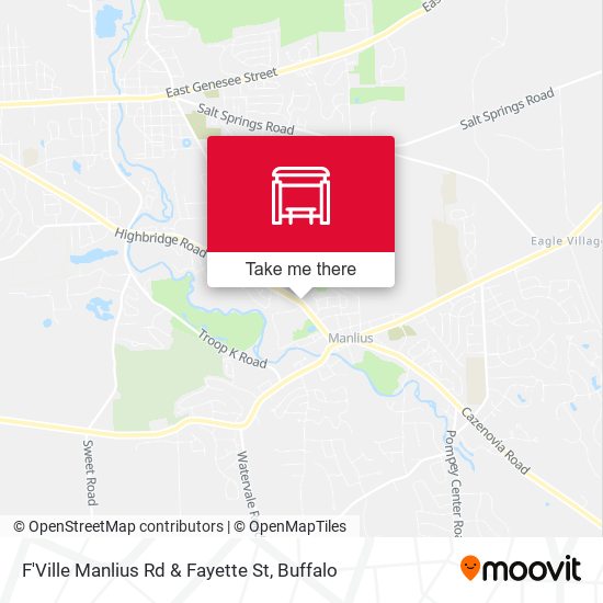 F'Ville Manlius Rd & Fayette St map