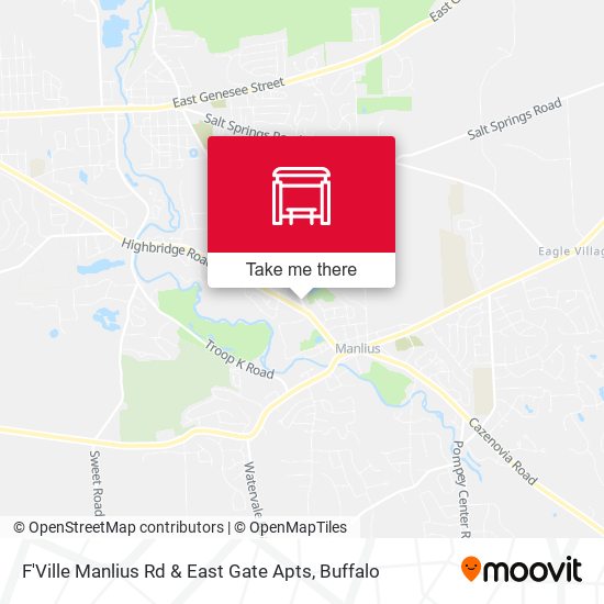 Mapa de F'Ville Manlius Rd & East Gate Apts