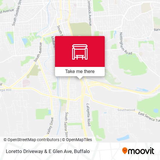 Mapa de Loretto Driveway & E Glen Ave