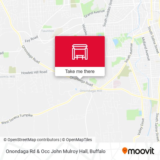 Onondaga Rd & Occ John Mulroy Hall map