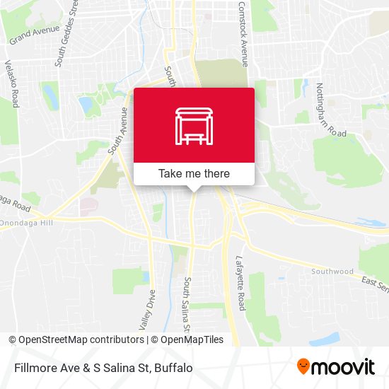 Fillmore Ave & S Salina St map