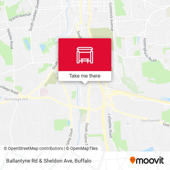 Ballantyne Rd & Sheldon Ave map